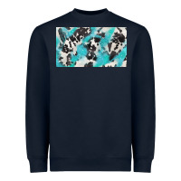 Navy cowhide glitter  cup Heavyweight Sweatshirt - BarkalooDesign