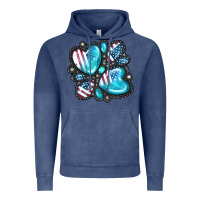 Vintage Denim American gemstone Vintage Hoodie - FaDigitalArtStudio