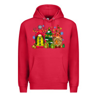 Cardinal gnome Christmas Premium Hoodie - CowhideDigitalArt