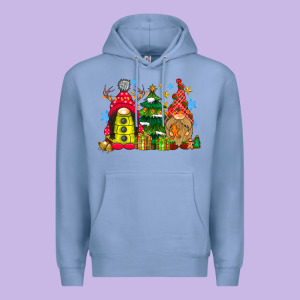 Gnome Christmas Premium Hoodie Designed By Cowhidedigitalart
