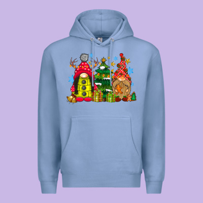 Gnome Christmas Premium Hoodie Designed By Cowhidedigitalart