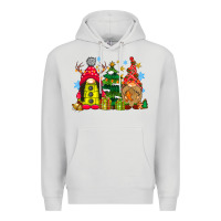Dove Grey gnome Christmas Premium Hoodie - CowhideDigitalArt