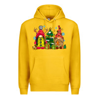Lemon gnome Christmas Premium Hoodie - CowhideDigitalArt