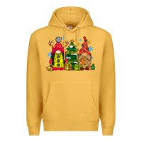 Mustard gnome Christmas Premium Hoodie - CowhideDigitalArt