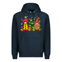 Navy gnome Christmas Premium Hoodie - CowhideDigitalArt