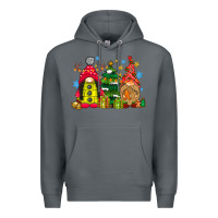 Rock gnome Christmas Premium Hoodie - CowhideDigitalArt