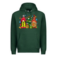 Sports Green gnome Christmas Premium Hoodie - CowhideDigitalArt