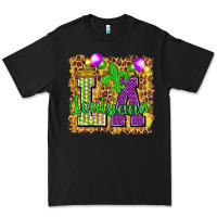 Black Louisiana leopard with balloons Premium Tee - HowdyJamesFarm