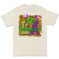 Bone Louisiana leopard with balloons Premium Tee - HowdyJamesFarm