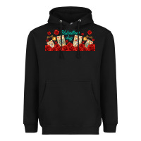 Black valentines day with playing cards Heavyweight Hoodie - AdoDesignShop