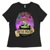 Black just a bunch of hocus pocus Ladies Tee - CowGirlArtShop