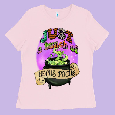 Just A Bunch Of Hocus Pocus Ladies Tee Designed By Cowgirlartshop