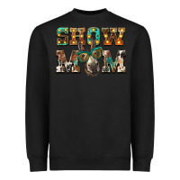 Black show mom donkey Heavyweight Sweatshirt - BarkalooDesign