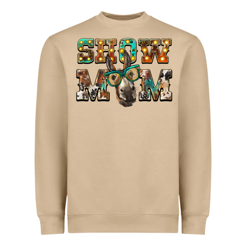 Show Mom Donkey Heavyweight Sweatshirt by BarkalooDesign | Teevron