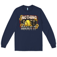 Navy Nothing Soft About It Long Sleeve Tee - FaDigitalArtStudio