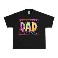 Black lgbtq tie dye dad Urban Heavy Tee - OliviaCreatesArt