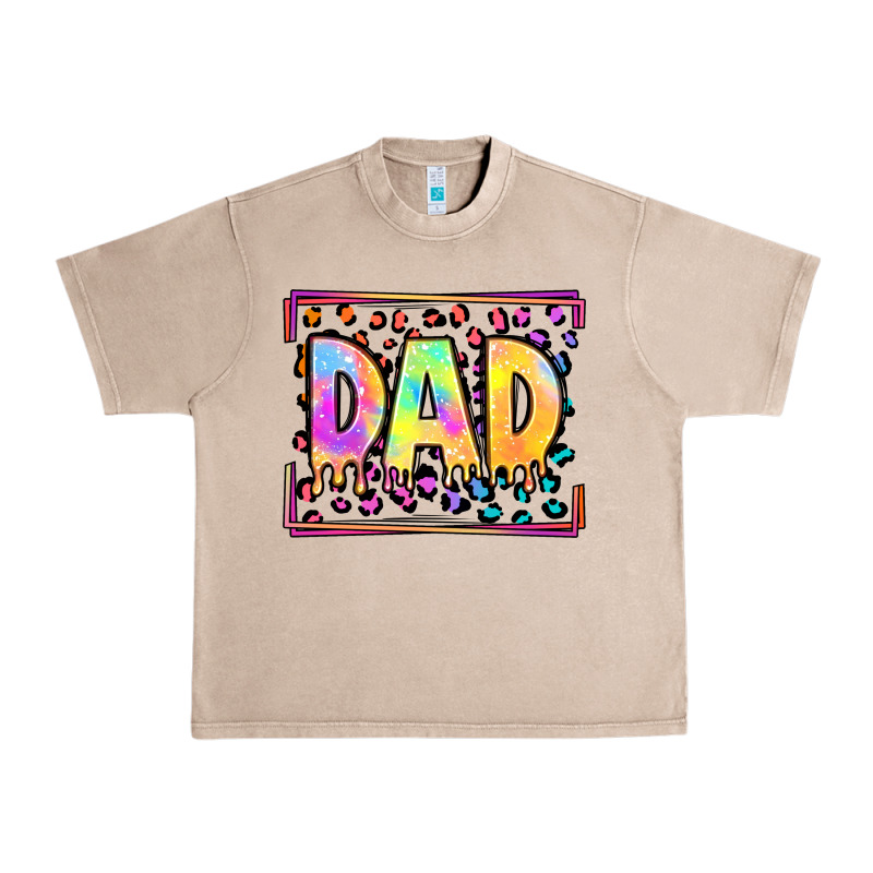 Lgbtq Tie Dye Dad Urban Heavy Tee by OliviaCreatesArt | Teevron