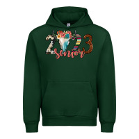 Forest Green 2023 senior bull skull Urban Hoodie - JahusDesignShop