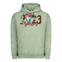 Pigment Oil Green 2023 senior bull skull Urban Hoodie - JahusDesignShop