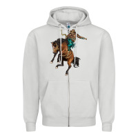 Dove Grey western horse rodeo Zipper Hoodie - BarkalooDesign