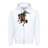 White western horse rodeo Zipper Hoodie - BarkalooDesign