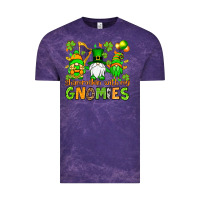Cloud Purple St. Patrick's Day shamrockin' with my gnomies Vintage Tee - OliviaCreatesArt