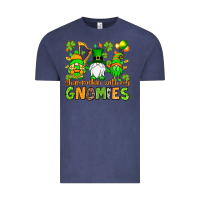 Vintage Denim St. Patrick's Day shamrockin' with my gnomies Vintage Tee - OliviaCreatesArt