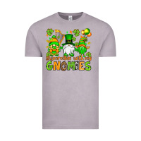 Vintage Zinc St. Patrick's Day shamrockin' with my gnomies Vintage Tee - OliviaCreatesArt