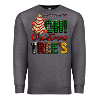Charcoal Heather oh Christmas tree's ado Premium Sweatshirt - AdoDesignShop