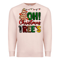 Pale Pink oh Christmas tree's ado Premium Sweatshirt - AdoDesignShop