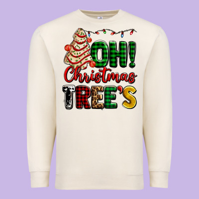 Oh Christmas Tree's Ado Premium Sweatshirt Designed By Adodesignshop