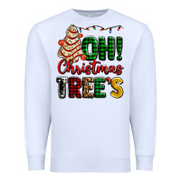 White oh Christmas tree's ado Premium Sweatshirt - AdoDesignShop