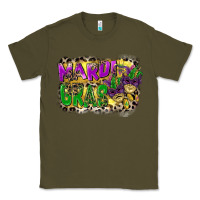 Army Green mardi gras Classic Tee - CowGirlArtShop