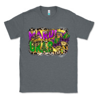 Charcoal Heather mardi gras Classic Tee - CowGirlArtShop
