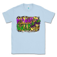 Dusty Blue mardi gras Classic Tee - CowGirlArtShop