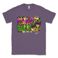 Lavender mardi gras Classic Tee - CowGirlArtShop