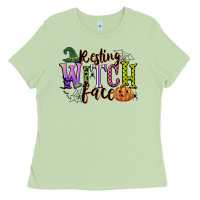 Matcha resting witch face Ladies Tee - CowGirlArtShop