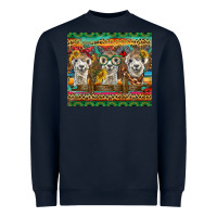 Navy alpacas Heavyweight Sweatshirt - BarkalooDesign