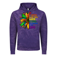 Cloud Purple Be careful who you hate it could be someone you Vintage Hoodie - FaDigitalArtStudio