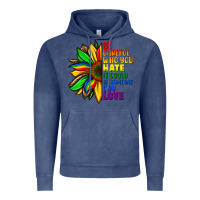 Vintage Denim Be careful who you hate it could be someone you Vintage Hoodie - FaDigitalArtStudio