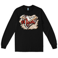 Black baseball mom Long Sleeve Tee - FaDigitalArtStudio