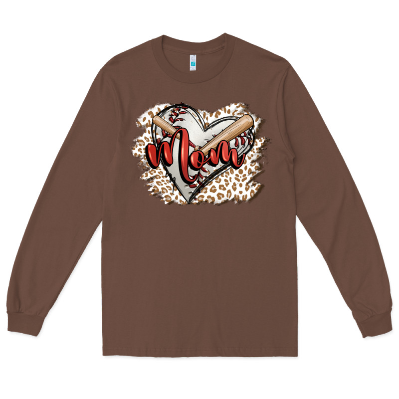 Baseball Mom Long Sleeve Tee by FaDigitalArtStudio | Teevron