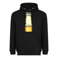 Black yellow beer bottle Heavyweight Hoodie - AdoDesignShop