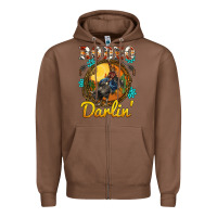 Chestnut western rodeo darlin' sunset sunflowers weapon Zipper Hoodie - BarkalooDesign