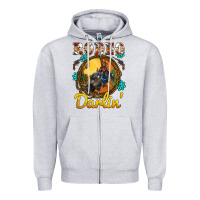 Heather Grey western rodeo darlin' sunset sunflowers weapon Zipper Hoodie - BarkalooDesign