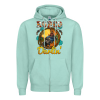 Seafoam western rodeo darlin' sunset sunflowers weapon Zipper Hoodie - BarkalooDesign