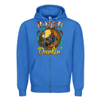 True Royal western rodeo darlin' sunset sunflowers weapon Zipper Hoodie - BarkalooDesign