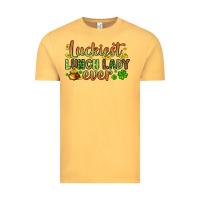Vintage Mustard St. Patrick's Luckiest lunch lady ever Vintage Tee - OliviaCreatesArt