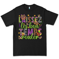 Black Loissez les bon temps rouler Premium Tee - HowdyJamesFarm