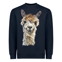 Navy alpaca Heavyweight Sweatshirt - BarkalooDesign